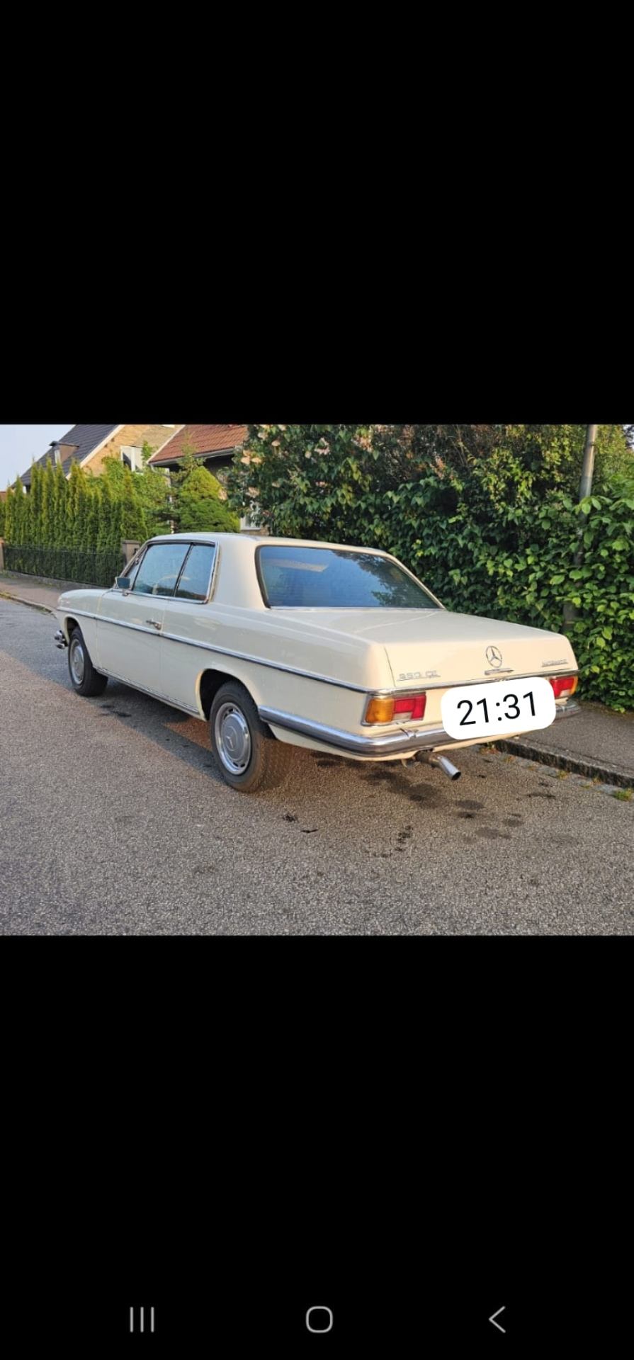 Mercedes-Benz 250 CE W114 1972 – köpt i Lund